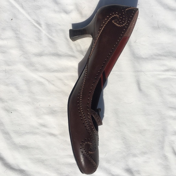 Nine West, leather Women’s 8, color oxblood / wine - Picture 4 of 6